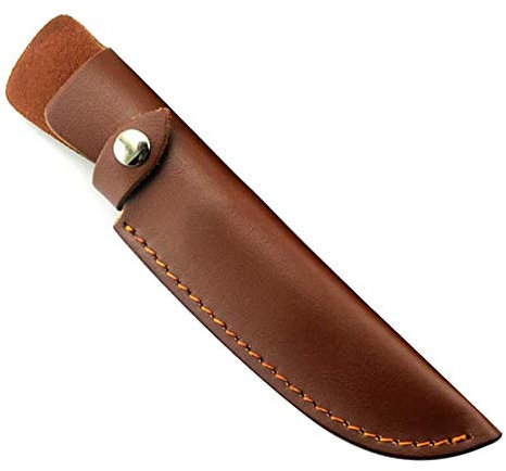 PRETTYLE Leder Messer Scheide Jagdmesser Leder Scheiden Universal Messer Taschen Knife Sheath Fixed Blade Messer Scheide (S)