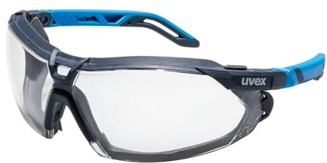 Uvex Bügelbrille i-5 guard supravision excellence anthrazit/blau, EN 166, EN 170 Größe