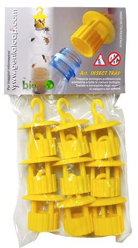 Trappola per insetti standard gialla, ecologica e universale, confezione da 9 pezzi (1)