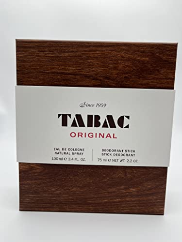 TABAC ORIGINAL Geschenkset 100 ml Eau de Cologne + 75 ml Deodorant Stick