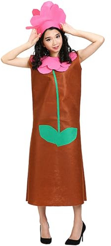 Segreto Unisex Obst Gemüse Kostüm Ärmelloses Oberteil für Halloween Karnevalskostüme Party Verkleidung Rollenspiel Cosplay