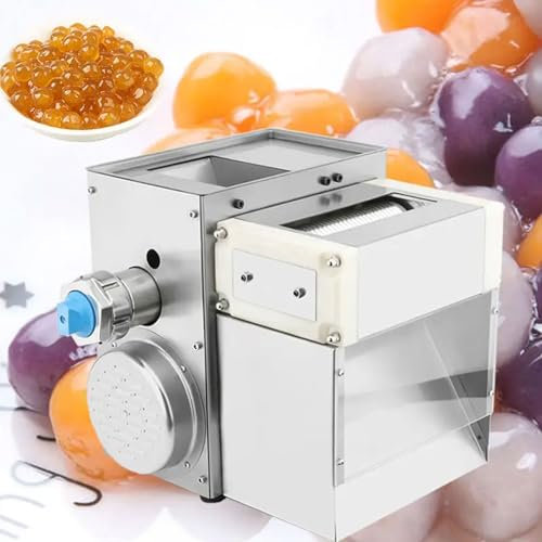 400W Milk Tea Pearl Maker, Commercial Automatic Tapioca Pearl Pill Making Machine with Emergency Button, High Efficiency Pill Maker for Honey Pills, Sugar Pills, Taro Balls