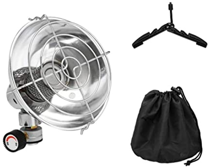 Tent Heater Camping Heater Portable Gas Heater Mini Camping Tent Warmer Propane Butane Heating Stove with Stand Storage Bag