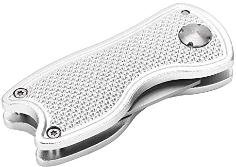 Divot-Reparaturwerkzeug, Faltbares -Pitchgabel-Divot-Reparaturwerkzeug, Edelstahl-Golfgabel, Metall, Faltbares -Divot-Putting-Green-Gabel, Pitchgabel-Reparaturwerkzeug für