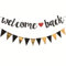 Welcome Back Banner,Welcome Back Guirnalda,Bienvenida a la Vuelta para Aula Pancarta de Bienvenida de Nuevo para el Aula,la Escuela,el Regreso a Casa,Suministros para Fiestas Familiares