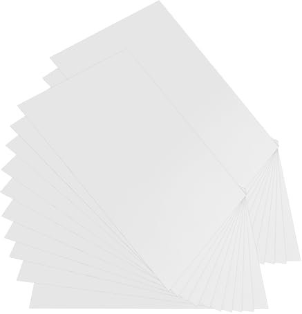 VILLCASE Klebebögen 30 Blatt Vinyl-aufkleberpapier Größe A4 Für Fotoetikettendruck Durchscheinend
