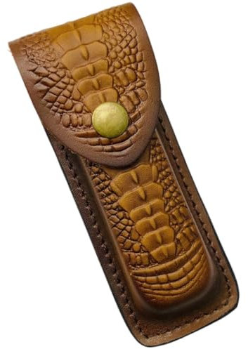 Leather Knife Cover Knife Sheath Belt Loop Knife Sheaths Pu Leather Safety Knife Pouch Holder for Outdoors Camping Fishing