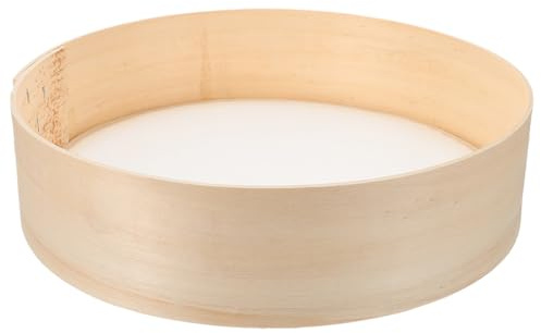 Cabilock Mesh Mehlsieb Holz Feinmaschige Siebe Puderzucker Staubtuch Speiseölsieb Mehlsieb Fettsieb Backsiebwerkzeug