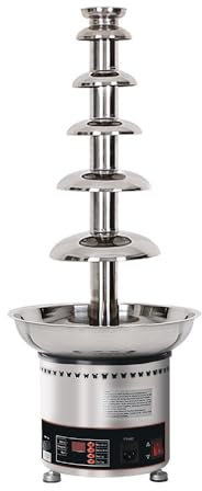 Commercial Chocolate Fountain Machine with Temperature Control, Large Capacity Fondue Waterfall for Parties, Restaurants, Weddings, Buffets