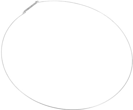 Pince à Ressort pour Joint de Porte de Lave-linge Argenté | Acier Inoxydable, Diamètre Approximatif 32cm, Compatible Plusieurs Marques et Modèles de Machines à Tambour