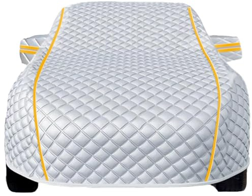Bâche Voiture Exterieur Anti-grêle pour Porsche Macan Turbo Housse De Protection Anti-Rayures Anti-grêle Imperméable Respirante Tous Temps Coton Épais