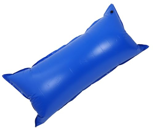 Sewroro Aufblasbares Poolkissen Winter 120 X 240cm aus Kältebeständigem PVC mit Befestigungsseil Winterabdeckungskissen für Aufstellpools Zur Frostschutz Winterfestmachung