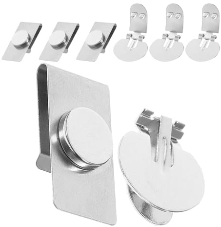 VERDANVERSE 4 Paar Unsichtbare Krawattenhalter Mit Magnetclip Zur Kleiderfixierung Magnetischer Hemdenclip Magnetisches Hemdzubehör Unsichtbarer Krawattenhalterclip Krawattenhalter Für