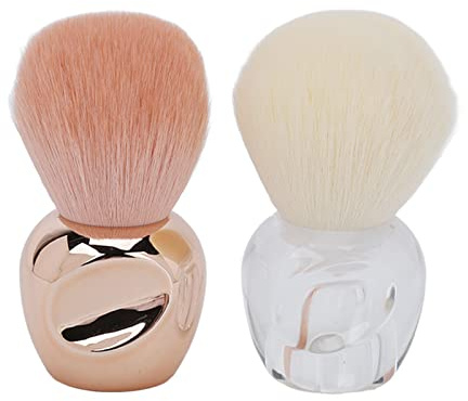 Brosse de nettoyage de poussière d'ongles, dissolvant de poudre de cheveux doux et exquis pour Salon de maison, 2 pièces