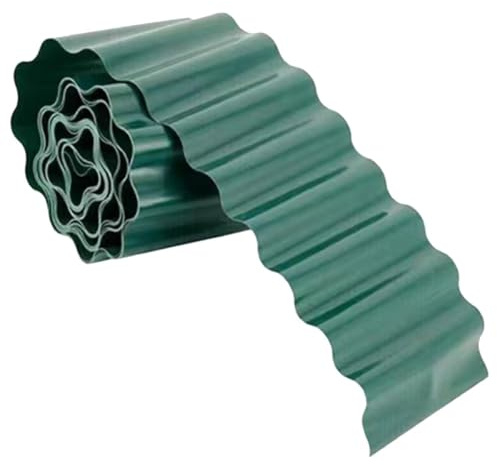 HOODANCOS Bordure de Jardin Plastique Flexible 9 M X 10 CM pour Pelouse et Parterre de Fleurs Clôture Paysagère Décorative Réutilisable Barrière de Jardin pour Aménagement Extérieur