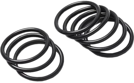 HNBR-O-Ringe 14 mm x 3 mm, Dichtungsringe aus hydriertem Nitril-Butadien-Kautschuk, Schwarz, 10 Stück