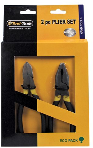Tool Tech 6-inch Pliers Set (2 Pieces)