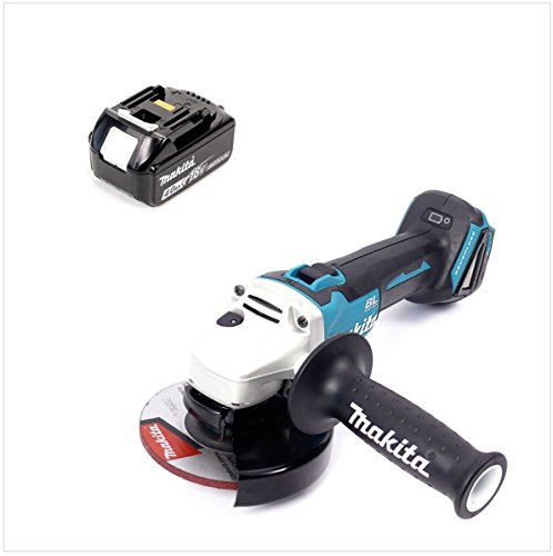 Makita DGA 504 M1 Akku Winkelschleifer 18V 125mm Brushless + 1x Akku 4,0Ah - ohne Ladegerät