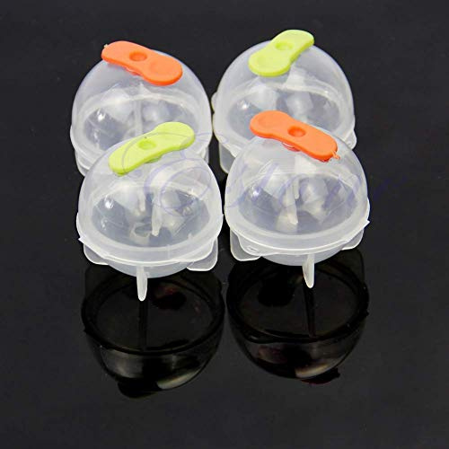 BIlinl 4pcs Partie en Plastique Plateau À Glaçons Cube Rond Sphère Ball Maker Brique Moule Moule 35mm
