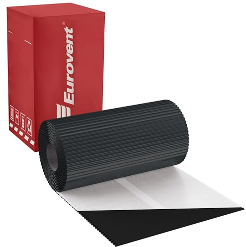 EUROVENT FLEX STANDARD 300mm x 5,0m Wandanschlussband/Kaminanschlussband ALU 2D Struktur (RAL7021 - Graphit)