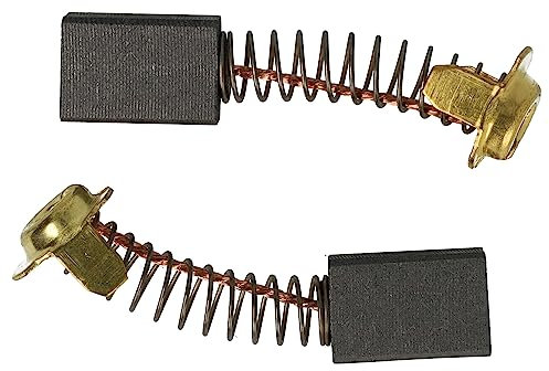 vhbw 2x spazzola carbone 17 x 11 x 7 mm sostituisce Hitachi/Hikoki 999033, 999043, 999056, 981612Z per sega circolare, martello demolitore