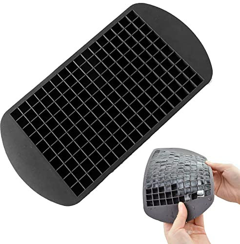 Van Der Linn Silicone 160 Cavity Mini Square Ice Cube Tray Maker Mold Mould