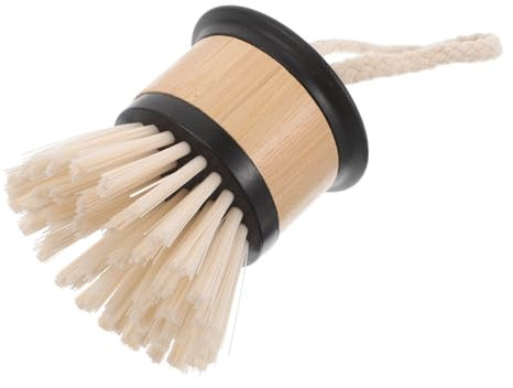 Cabilock Bambus Spülbürste Holz Mit Naturborsten Langlebig Küchenreiniger Für Töpfe Pfannen Geschirr Mit Aufhängekordel