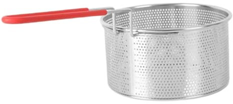 Milisten Camping Charcoal Burner Basket 14cm Metal Outdoor Barbecue Charcoal Holder for Gas Stove Fire Pit Camping Equipment