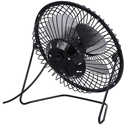 HOLIDYOYO Ventilatore Mini Usb Portatile Silenzioso e Ricaricabile Ventilatore Da Scrivania Rotante Per Ufficio e Dormitorio Design Compatto Per e Lavoro