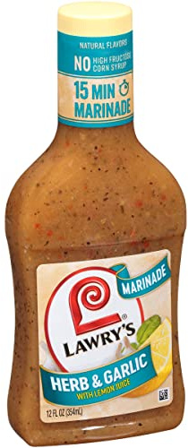 Lawry's Herb & ail avec jus de citron 30 minutes Marinade 355,9 ml (lot de 6)