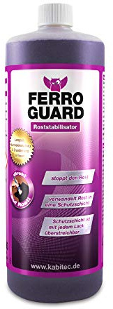KABITEC FERRO GUARD 1000 ml - Roststabilisator verwandelt vorhandenen Rost in eine widerstandsfähige schwarze Schutzschicht │ Rostumwandler Rostkonverter Rostentferner Rostblocker