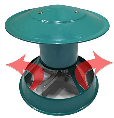 SSCYHT Dachschornstein-Rauchabzug, 80-Watt-Kamin-Rauchabsauger, Kamin-Schornsteinventilator, Schornstein-Rauchabsauger, Schornstein-Abluftventilator