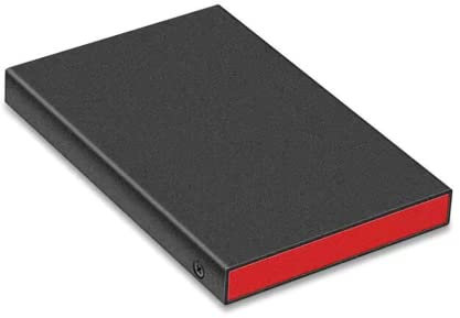 Disque dur externe en métal 1 To/500 Go/250 Go/80 Go, 2,5 USB 3.0 de sauvegarde portable, adapté pour PC, ordinateur portable, PS4, Xbox One, Smart TV (2 To, Noir)