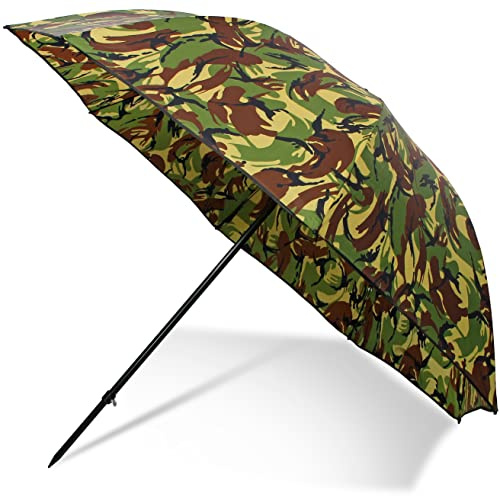 Carp Fishing Brolly 45 Umbrella Shelter System DPM Camo Taped Seams with Tilt Function DNA