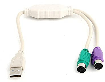 1pcs USB Homme to 6Pin 6 Pin PS2 pour PS/2 Câble de rallonge Femelle Y Splitter Adaptateur Connecteur Adaptateur USB vers PS2 pour Clavier Souris convertisseur Scanner