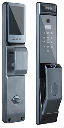 Irfora Fingerabdruck-Türschloss mit Kamera Elektronisches intelligentes Türschloss APP Entsperren Fernentriegelung für Häuser und Wohnungen