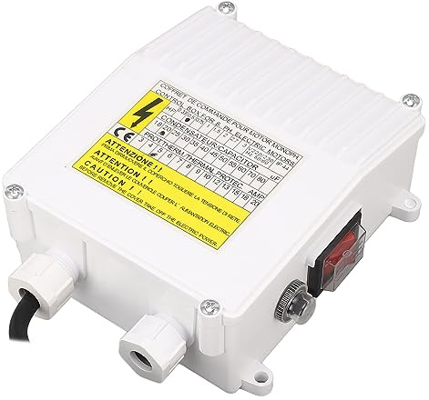 Brunnenpumpen-Steuerkasten 370W 0,5PS, ABS-Gehäuse, TAUCHPUMPEN-ZUBEHÖR, 220V EU-Stecker