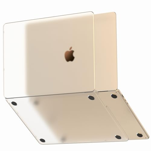 Kompatibel mit MacBook Air 13 Zoll Hülle M5 M4 M3 M2 (2026 2025-2022) Modell A3449 A3240 A3113 A2681, Robuste Schützende Hartplastik Schutzhülle für MacBook Air M2 13,6 Zoll- Starlight Klar | 100% Color Match, Starlight Clear Matte, Protective Hard Shell Laptop Cover, Ultra Thin & Light, Anti Fingerprint & Scratch