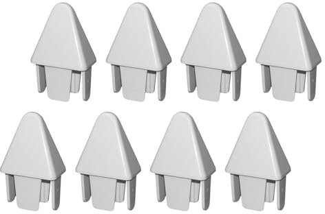 8 stück Lattenzaun Kappen Zaun Post Kappen 3 zoll x 0,88 zoll Lattenzaun Kappen für Outdoor