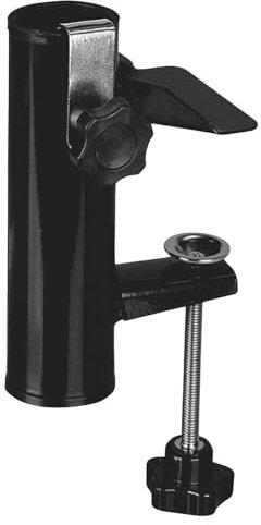 Sonnenschirmhalter – robuste Schirmklemme | Schirmhalter | Metall Schirmständer Eisen Sonnenschirmhalter für Hof, Balkon, Deck, Boote | Schirmhalterung Deckhalterung für Sonnenschirme