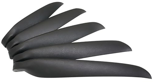 StiNGZjdM 4PCS HY Electric Model Glider Flying Folding Paddle Diameter 6-18.5 Inch Black Folding Propeller for RC Airplane Parts(2 Pairs 10x8)