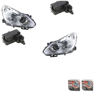 Johns, Scheinwerfer Nightbreaker passend für Opel Corsa D L R chrom Rah.