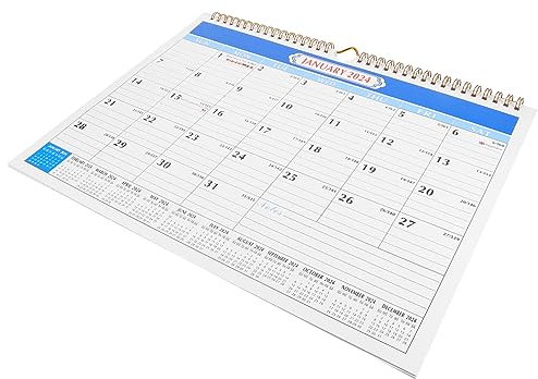 TEHAUX Hängender Wandkalender Mit Klarer Druckqualität Delikater Monatskalender Für Home-planung Für Büro Und Zuhause Inkl Internationaler Feiertage