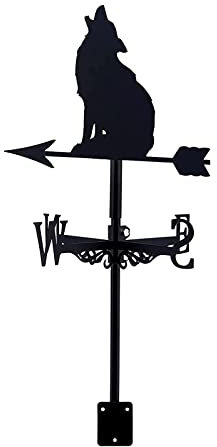 Generic Girouette, Girouette Géante Originale, Avec Toit Monté Girouette Métallique Jardin Extérieur Toit Jardin Monté Décoration de Cour, Indicateur Girouette
