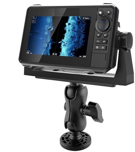 Wusideday Soporte para buscador de Peces, Soporte para buscador de Peces, Soporte Impermeable para balsa, Placa de Montaje – Montaje electrónico para buscador de Peces Marino