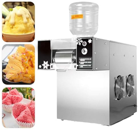Máquina comercial automática de hielo en forma de copo de nieve, máquina para triturar nieve y raspar hielo, máquina de hielo en forma de copo de nieve, máquina para postres con hielo de leche,60KG