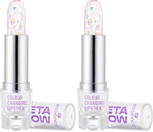 Essence - Rouge à Lèvres Révélateur de Couleur Meta Glow (Lot de 2)
