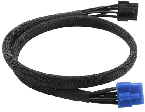 Cable modular PCIe de 8 pines a 6+2 pines adecuado para módulo Corsair tipo 3 HX AXi Series, cable exterior de malla tejida de 60 cm