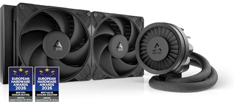 ARCTIC Liquid Freezer III Pro 280 - Wasserkühlung PC, AIO (Generalüberholt) | CPU Wasserkühler, 2x140 mm, 38 mm Radiator, PWM-Pumpe, VRM-Lüfter, AMD AM5/AM4, Intel LGA1851/1700 Contact Frame
