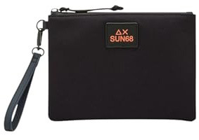 SUN68 Uomo Pochette Y36111 Poliestere Blu Scuro Taglia Unica